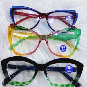 Bold Cat-Eye Blue Light Blocking Fashion Frames