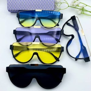 Unisex Oversized Shield Sunglasses