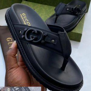 Premium Men’s Luxury Leather Slide Sandals