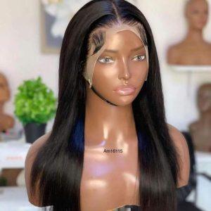 Straight Lace Frontal Blend Wig – Natural Hairline Finish