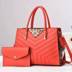 Elegant 2-in-1 Luxury Structured Handbag Set