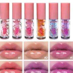 Cute Glossy Lip Oil Set (Kawaii Hydrating Lip Gloss Collection)