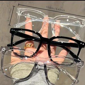 Oversized Clear Frame Fashion Glasses