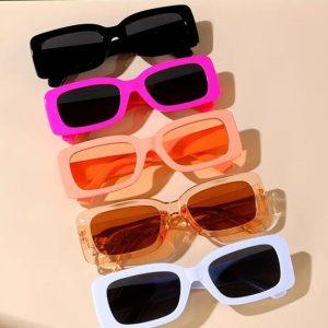 Trendy Y2K Rectangle Sunglasses