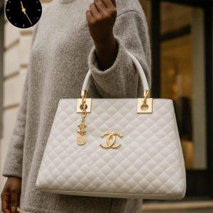 Elegant Quilted Channel handbag