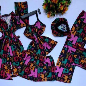 5 IN 1 Nightie Set – Stylish Comfort Meets Everyday Luxury