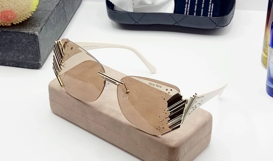 Luxury Designer-Inspired Rimless Geometric Fashion Sunglasses - Image 3