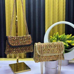 Luxury Crystal Flap Shoulder Bag