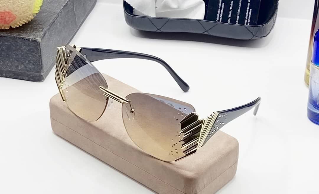 Luxury Designer-Inspired Rimless Geometric Fashion Sunglasses - Image 5