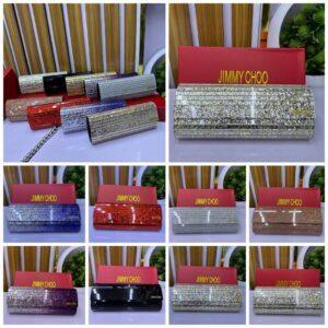 Jimmy Choo Luxury Glitter Clutch Bag